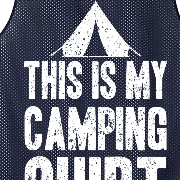 This Is My Camping Mesh Reversible Basketball Jersey Tank