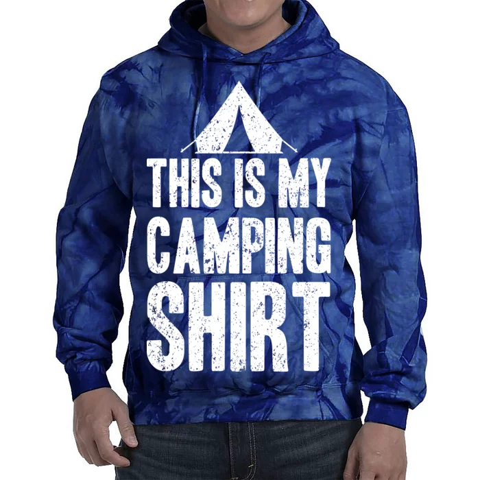 This Is My Camping Tie Dye Hoodie