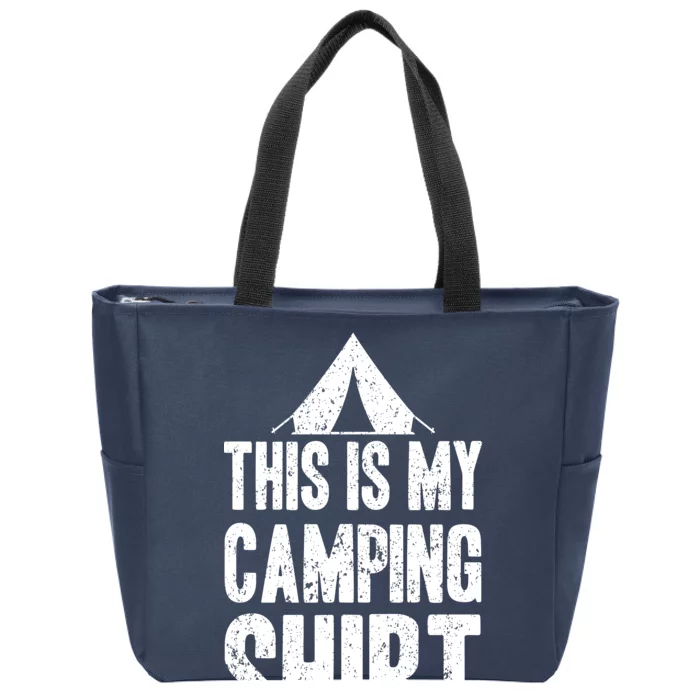 This Is My Camping Zip Tote Bag