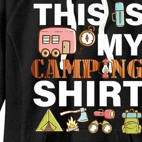 This Is My Camping Funny Women's Fleece Hoodie