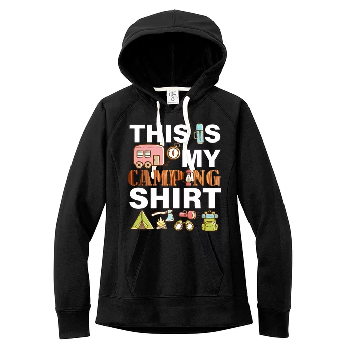 This Is My Camping Funny Women's Fleece Hoodie