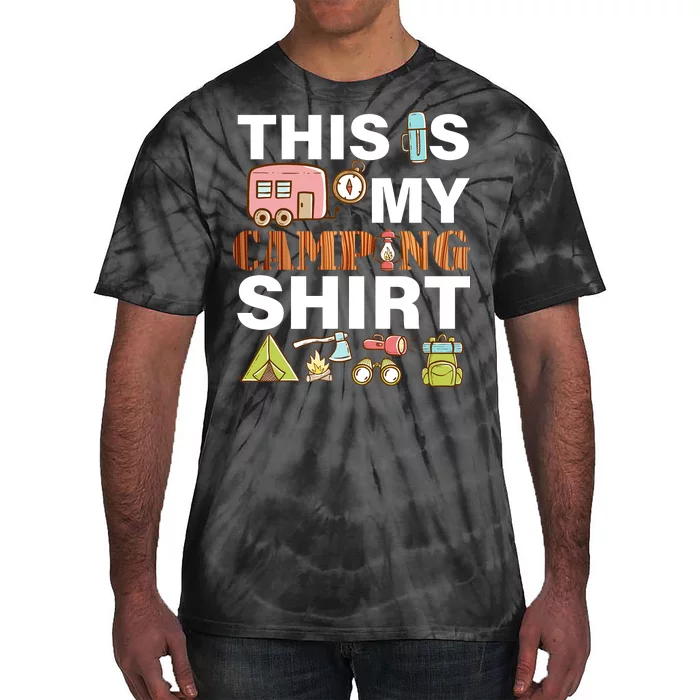 This Is My Camping Funny Tie-Dye T-Shirt