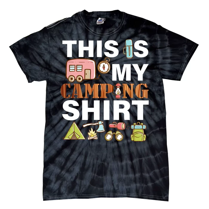 This Is My Camping Funny Tie-Dye T-Shirt