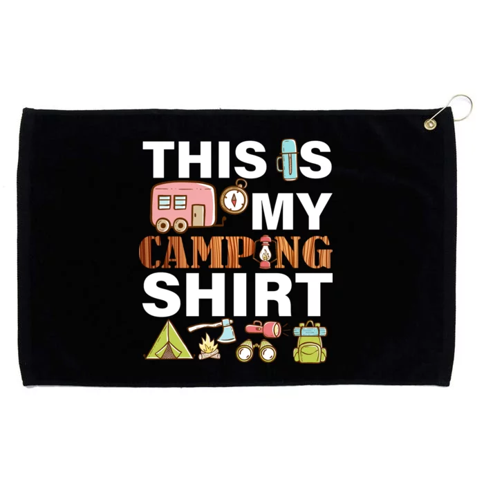 This Is My Camping Funny Grommeted Golf Towel