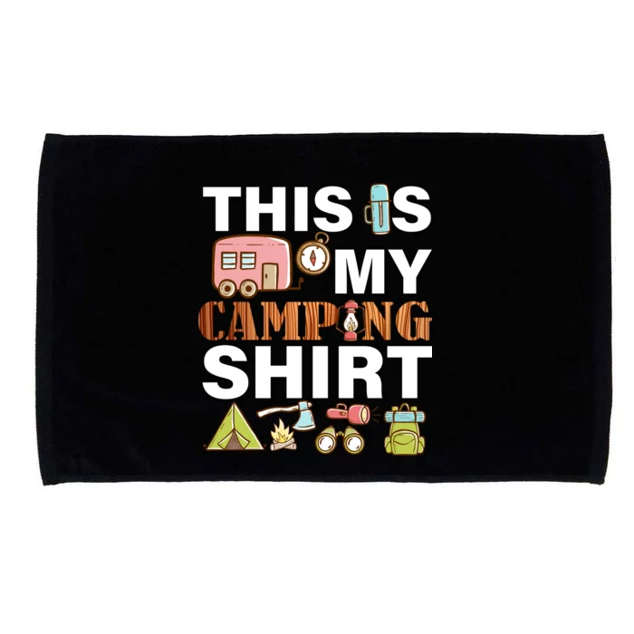 This Is My Camping Funny Microfiber Hand Towel