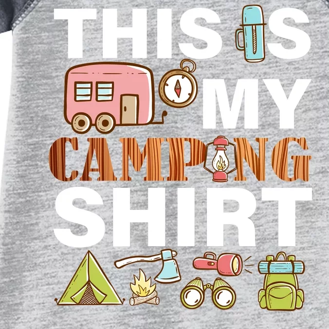 This Is My Camping Funny Infant Baby Jersey Bodysuit