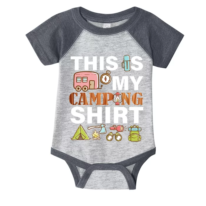 This Is My Camping Funny Infant Baby Jersey Bodysuit