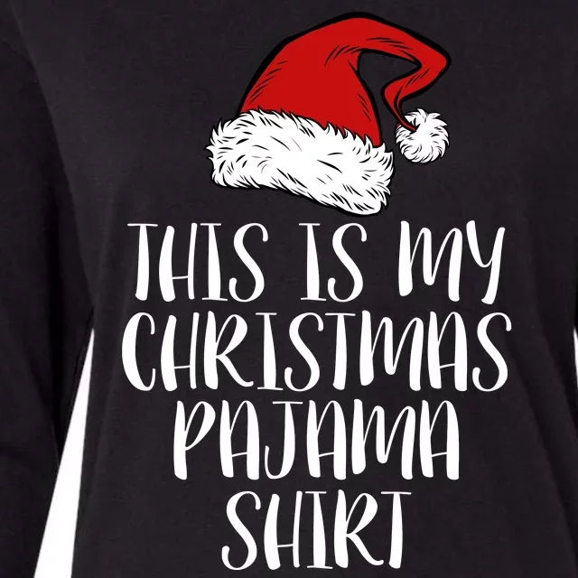 This Is My Christmas Pajama Womens Cotton Relaxed Long Sleeve T-Shirt