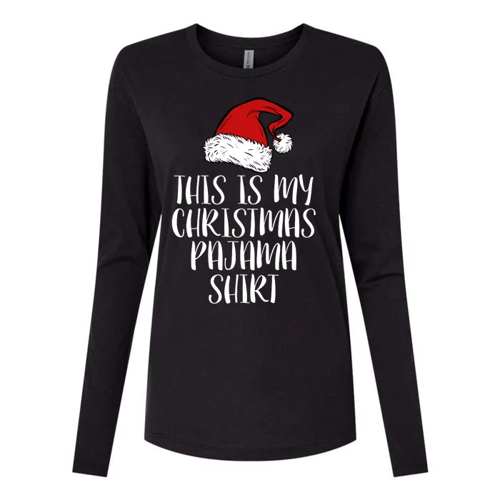 This Is My Christmas Pajama Womens Cotton Relaxed Long Sleeve T-Shirt