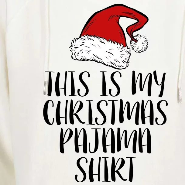 This Is My Christmas Pajama Womens Funnel Neck Pullover Hood