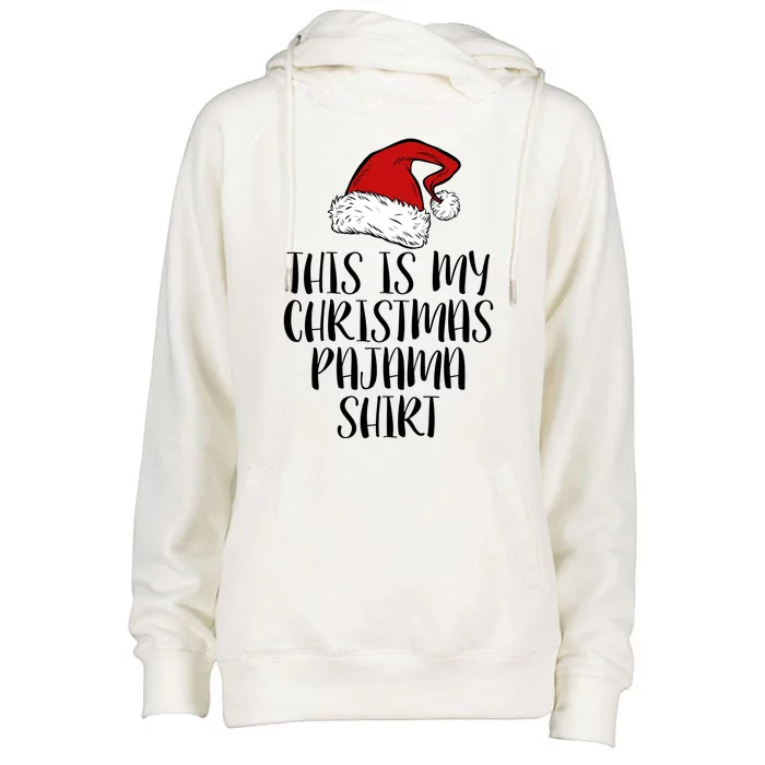 This Is My Christmas Pajama Womens Funnel Neck Pullover Hood