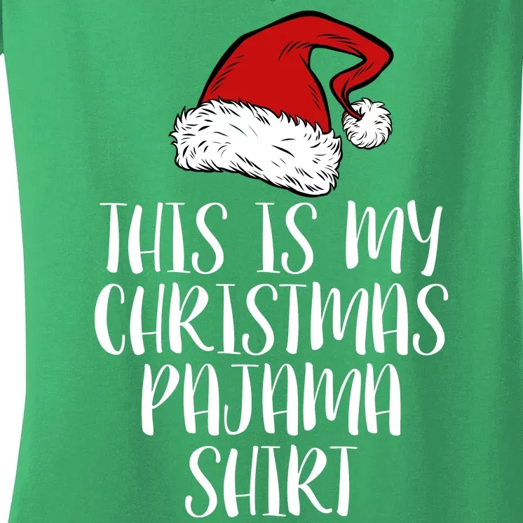 This Is My Christmas Pajama Women's V-Neck T-Shirt