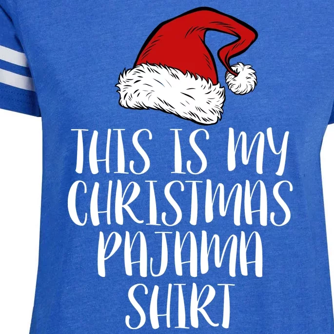 This Is My Christmas Pajama Enza Ladies Jersey Football T-Shirt