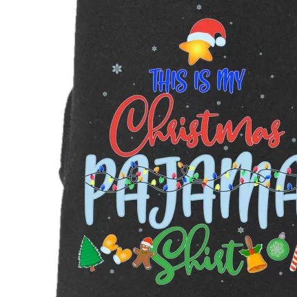 This is My Christmas PJ Shirt Doggie 3-End Fleece Hoodie