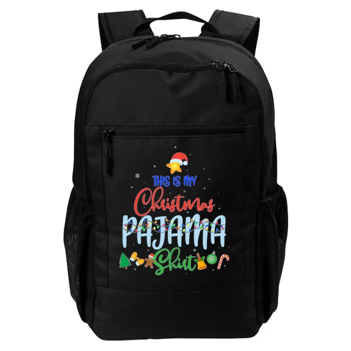 This is My Christmas PJ Shirt Daily Commute Backpack