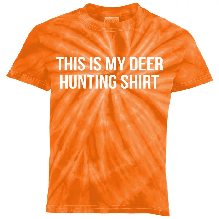 This Is My Deer Hunting Shirt Funny Kids Tie-Dye T-Shirt