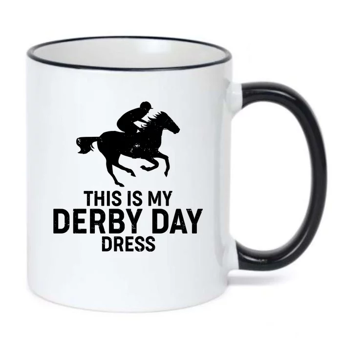 This is My Derby Day Dress Kentucky Derby Horse Racing Black Color Changing Mug