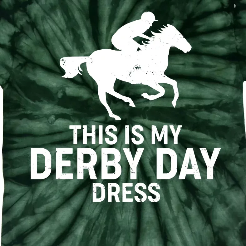 This is My Derby Day Dress Kentucky Derby Horse Racing Tie-Dye T-Shirt