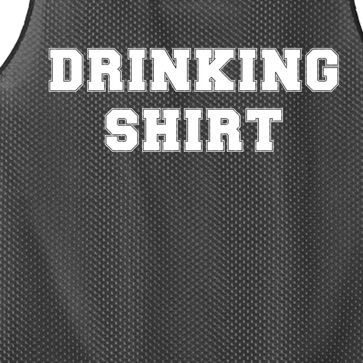 This Is My Drinking Shirt College Text Mesh Reversible Basketball Jersey Tank