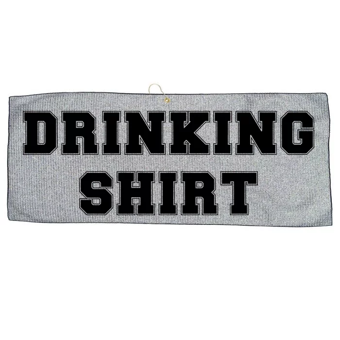 This Is My Drinking Shirt College Text Large Microfiber Waffle Golf Towel