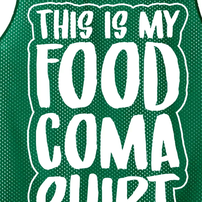 This is My Food Coma Mesh Reversible Basketball Jersey Tank