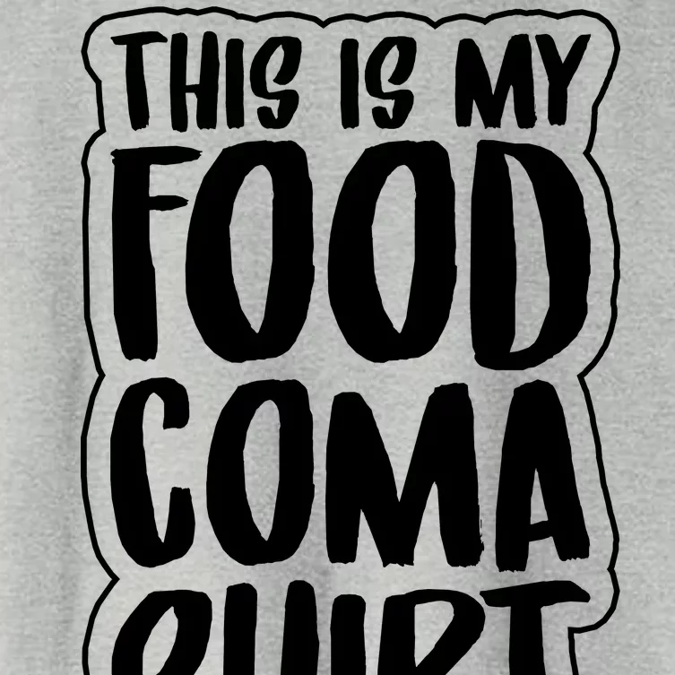 This is My Food Coma Women's Crop Top Tee