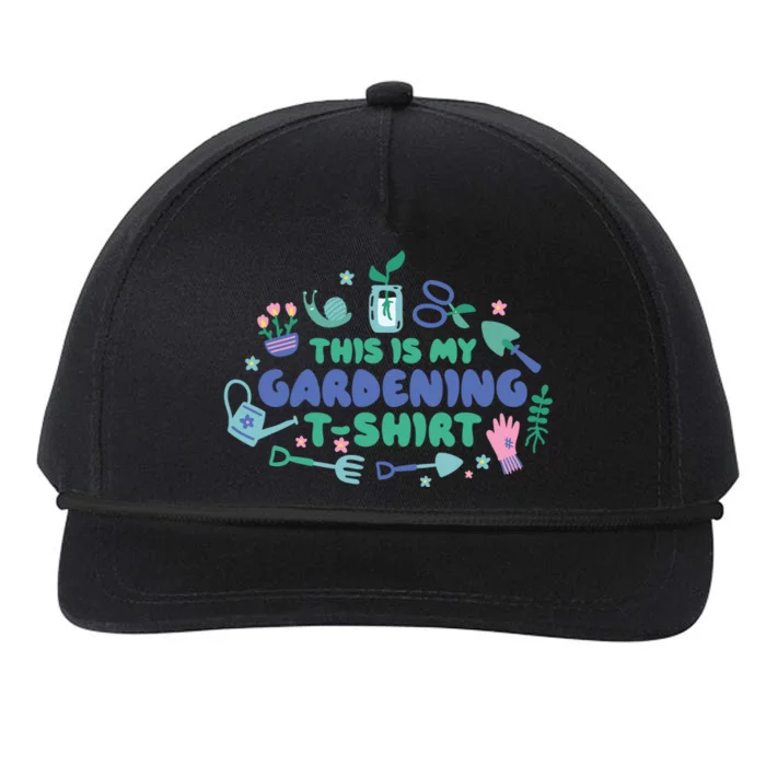 This Is My Gardening Shirt Snapback Five-Panel Rope Hat