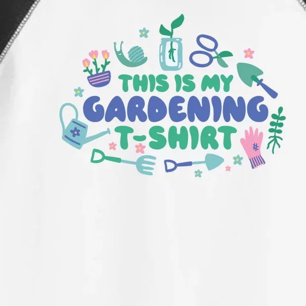 This Is My Gardening Shirt Toddler Fine Jersey T-Shirt