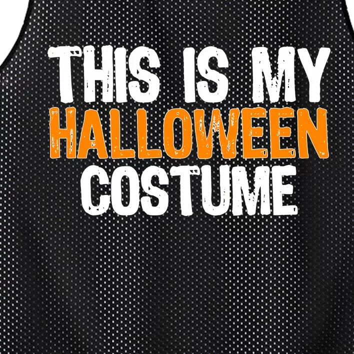 This Is My Halloween Costume Mesh Reversible Basketball Jersey Tank