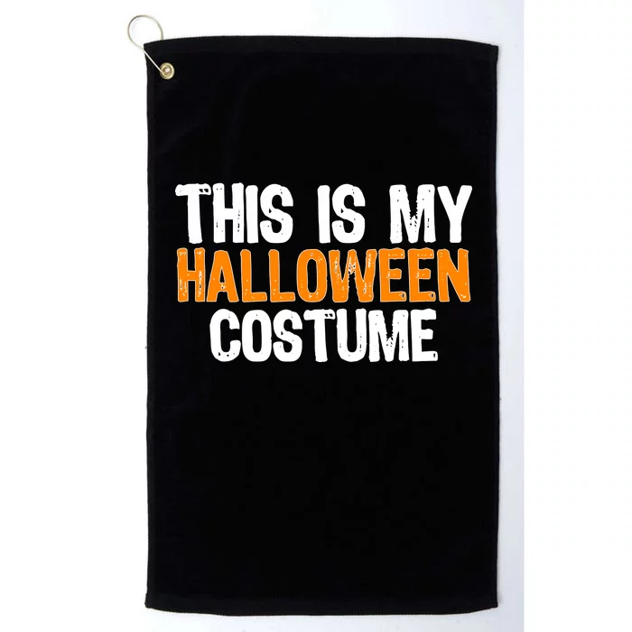 This Is My Halloween Costume Platinum Collection Golf Towel