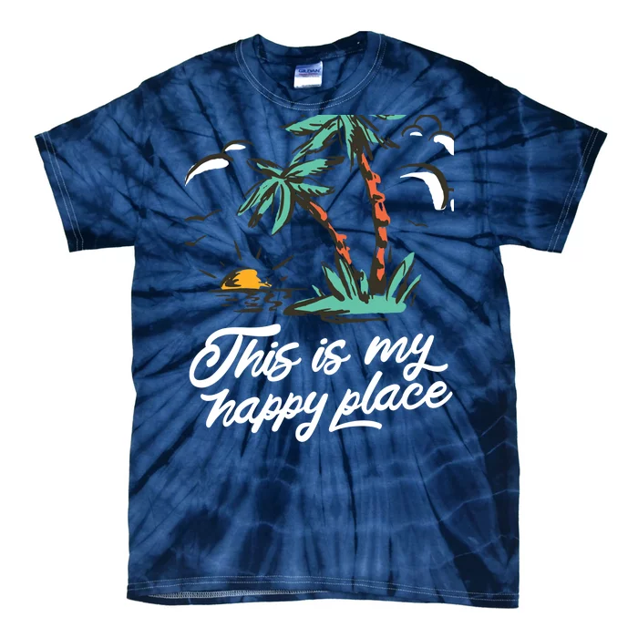 This Is My Happy Place Summer Life Tie-Dye T-Shirt