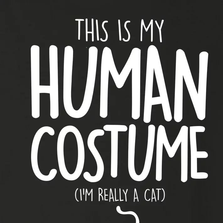 This Is My Human Costume I'm Really a Cat Toddler Long Sleeve Shirt