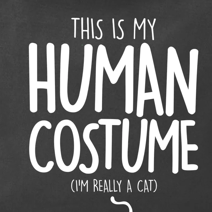 This Is My Human Costume I'm Really a Cat Zip Tote Bag