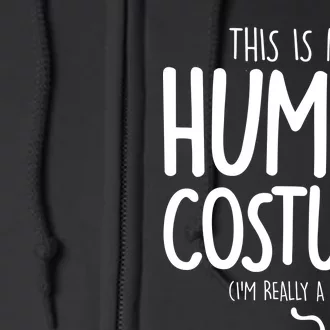 This Is My Human Costume I'm Really a Cat Full Zip Hoodie