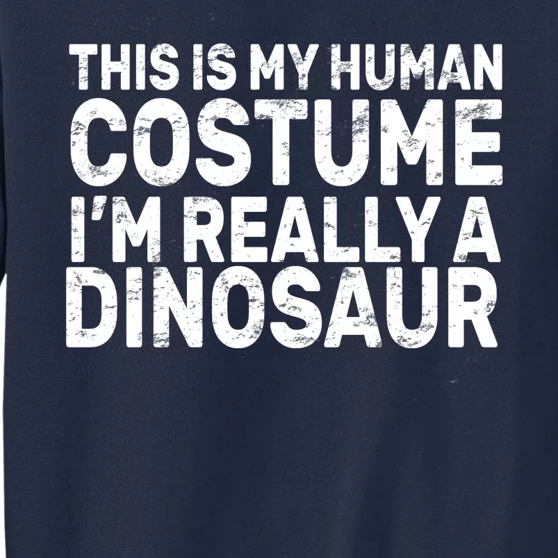 This Is My Human Costume I'm Really a Dinosaur Tall Sweatshirt