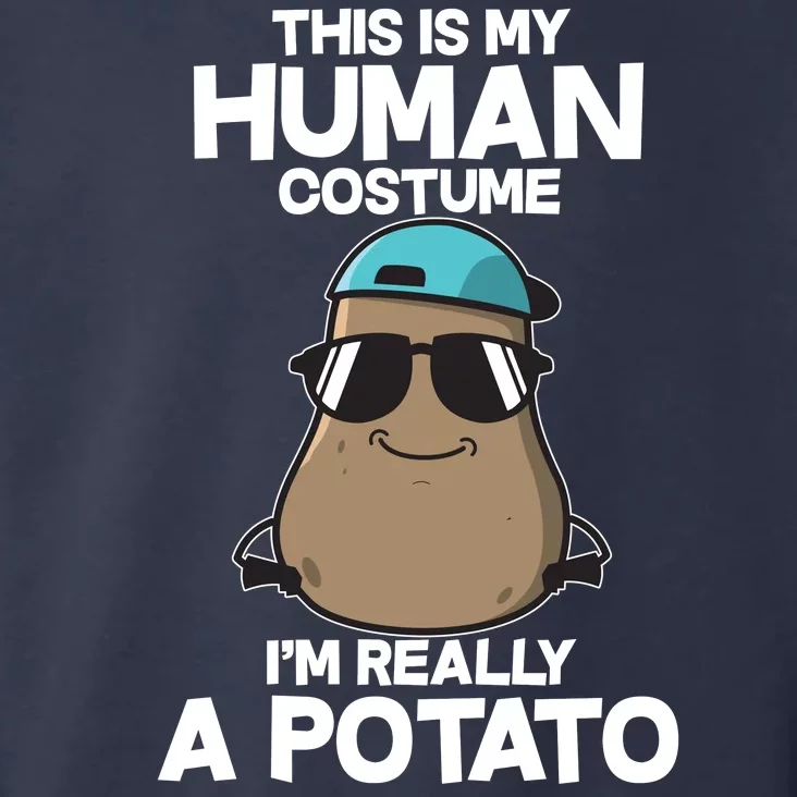 This Is My Human Costume I'm Really A Potato Toddler Hoodie