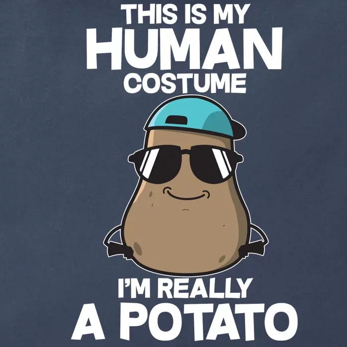 This Is My Human Costume I'm Really A Potato Zip Tote Bag