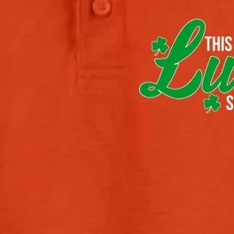 This is my Lucky Shirt St. Patrick's Day Dry Zone Grid Performance Polo