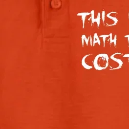 This Is My Math Teachers Costume Dry Zone Grid Performance Polo