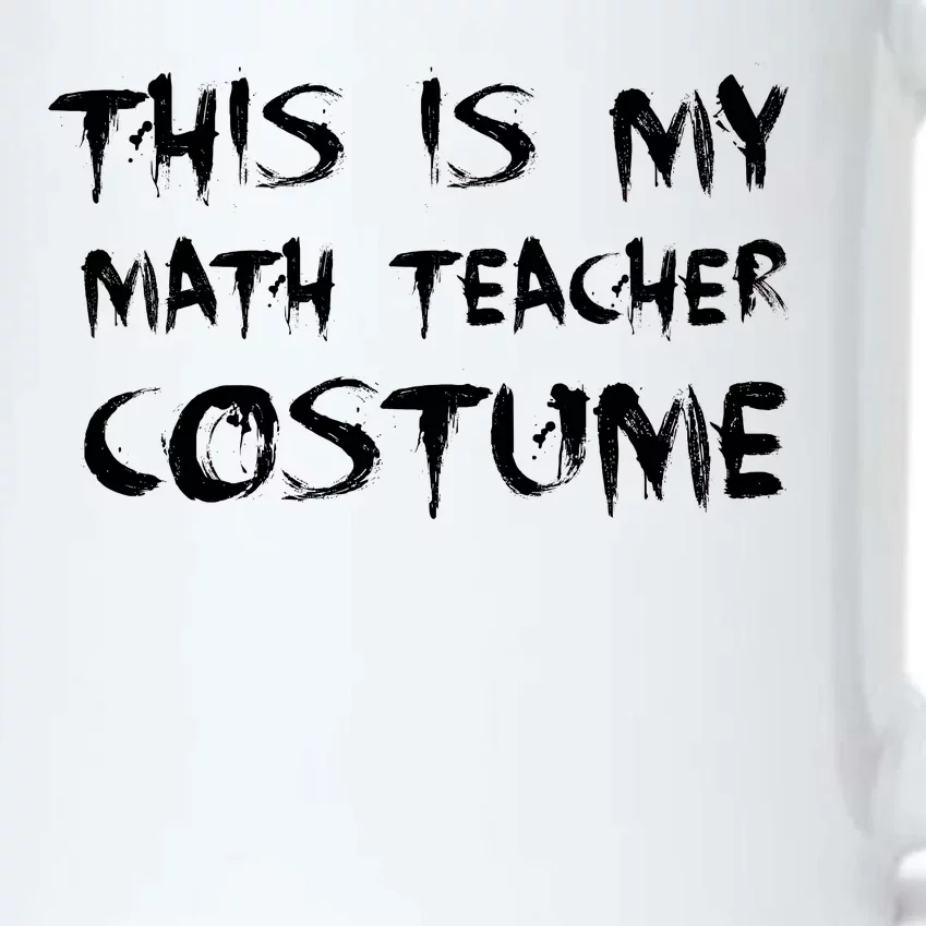 This Is My Math Teachers Costume Black Color Changing Mug