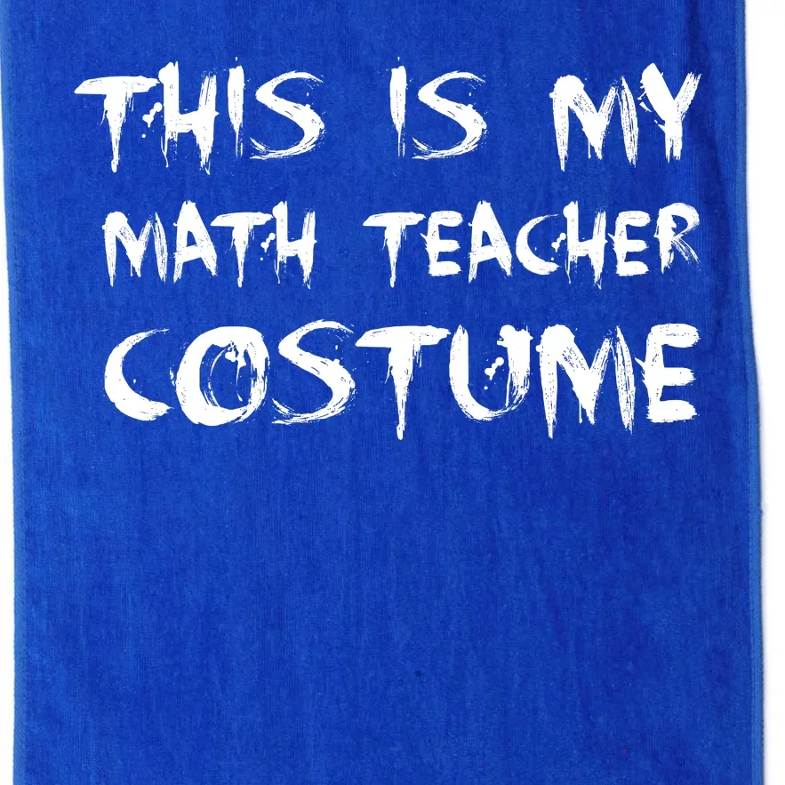 This Is My Math Teachers Costume Platinum Collection Golf Towel