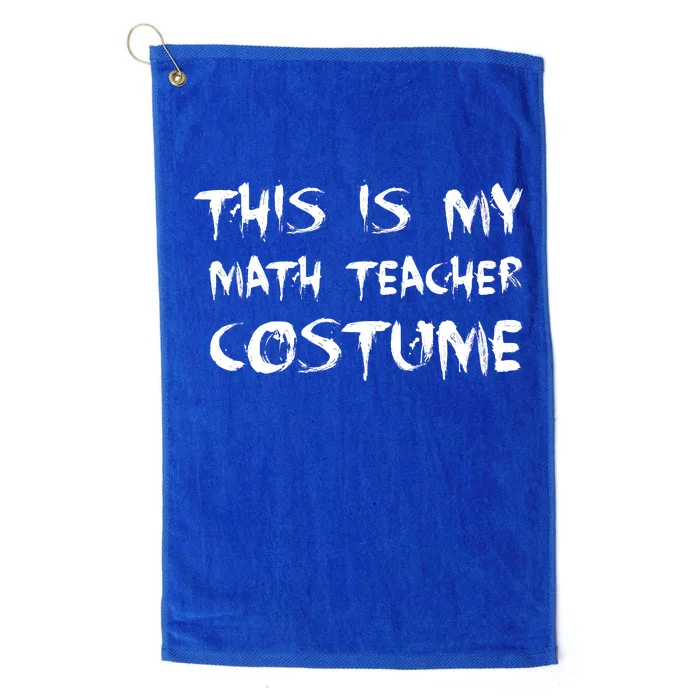 This Is My Math Teachers Costume Platinum Collection Golf Towel