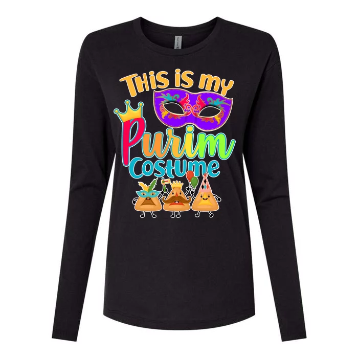 This Is My Purim Costume Womens Cotton Relaxed Long Sleeve T-Shirt