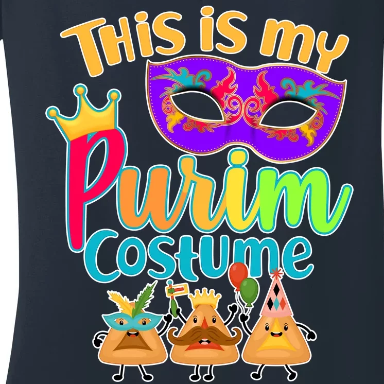 This Is My Purim Costume Women's V-Neck T-Shirt