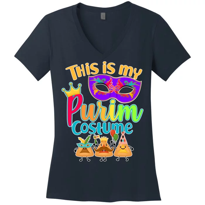 This Is My Purim Costume Women's V-Neck T-Shirt