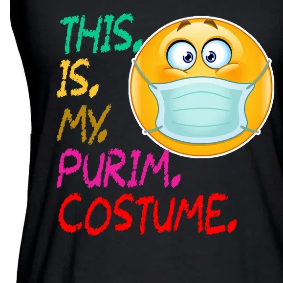 This Is My Purim Costume Quarantine Ladies Essential Flowy Tank