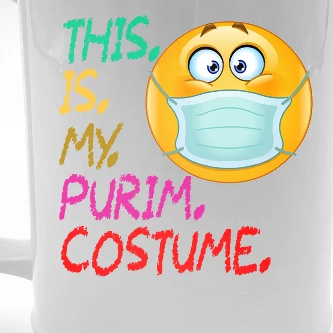 This Is My Purim Costume Quarantine Front & Back Beer Stein