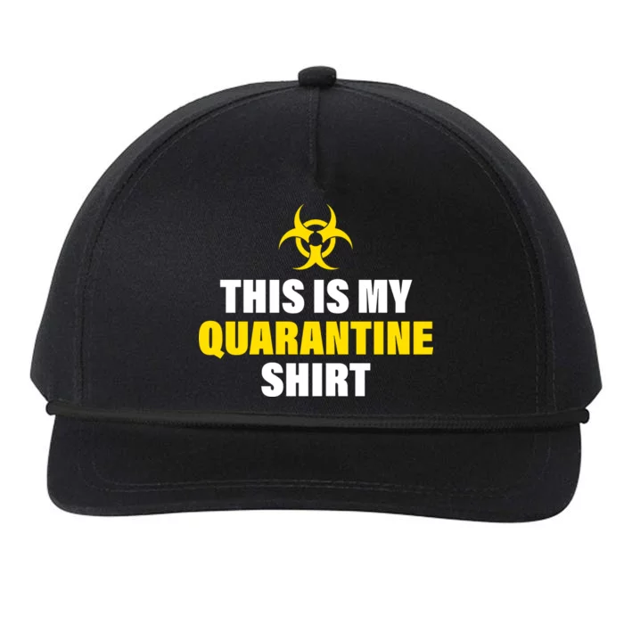 This Is My Quarantine Snapback Five-Panel Rope Hat