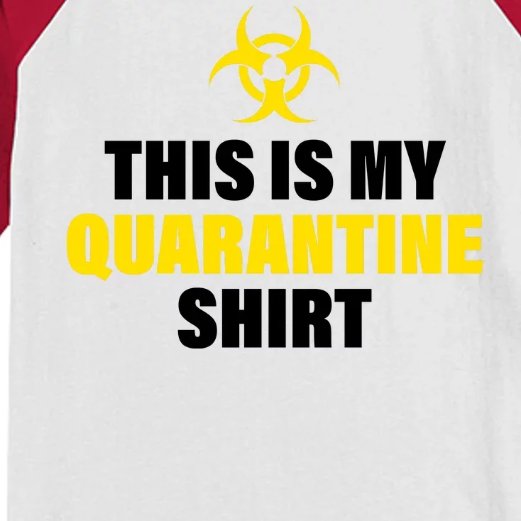 This Is My Quarantine Kids Colorblock Raglan Jersey