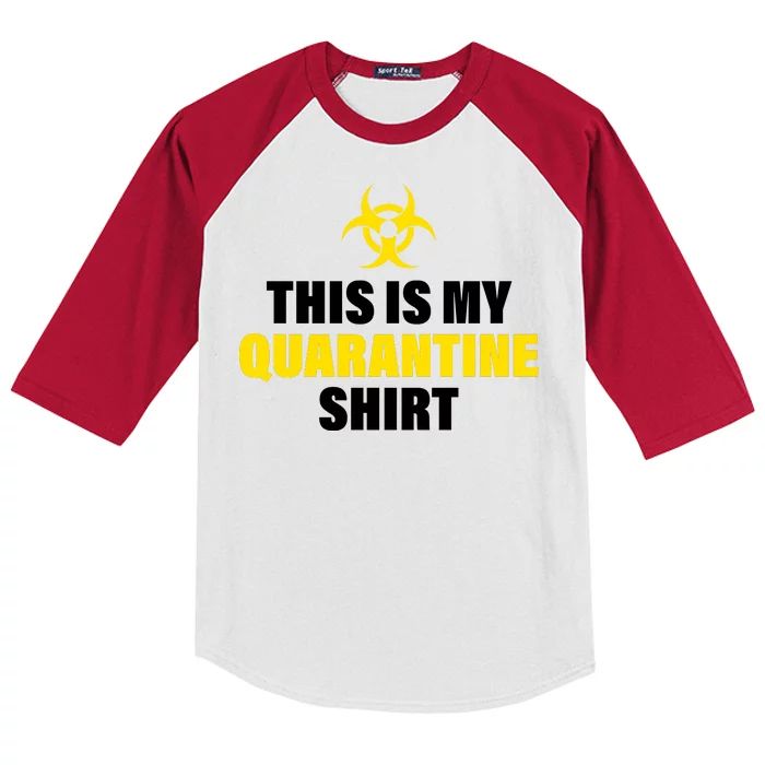 This Is My Quarantine Kids Colorblock Raglan Jersey